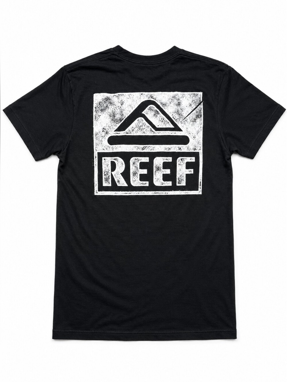 REEF Men’s Small Black Graphic T-Shirt NWT 100% Cotton Short Sleeve Logo Tee
